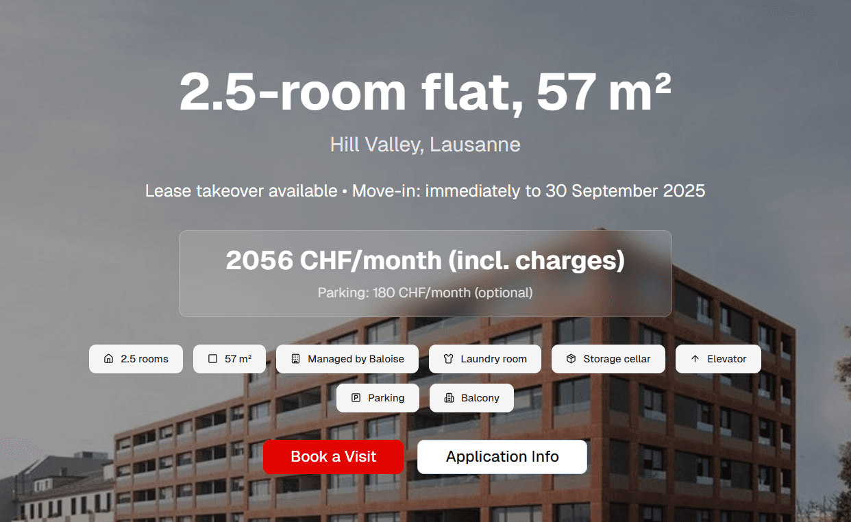 Apartment Relocation Website